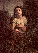 Merle, Hugues A Beggar Woman France oil painting artist